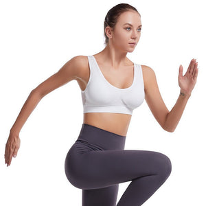 Women’s Seamless Sports Bra – Breathable, Shockproof, Moisture - Wicking, Full Cup, No Steel Ring - Negative Apparel