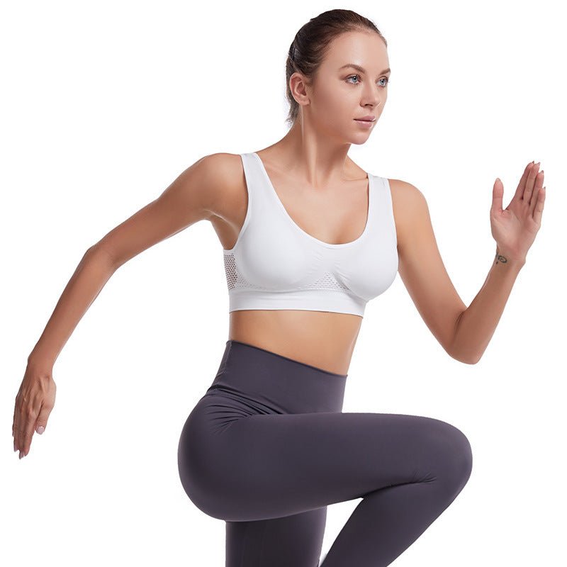 Women’s Seamless Sports Bra – Breathable, Shockproof, Moisture - Wicking, Full Cup, No Steel Ring - Negative Apparel