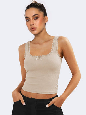 Women's slim fit bm knitted camisole vest inner wear - Negative Apparel