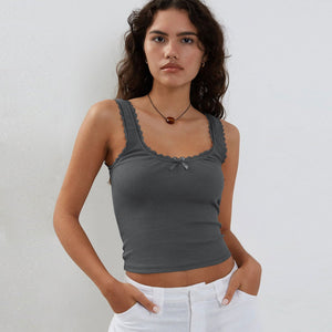 Women's slim fit bm knitted camisole vest inner wear - Negative Apparel