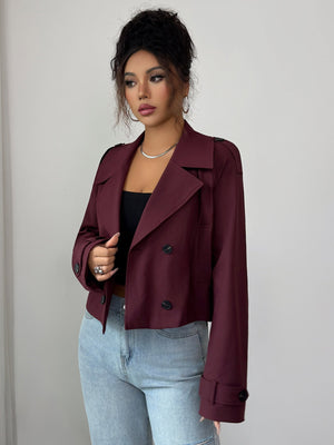 Women’s Solid Color Knitted Polo Collar Vest | Slim Fit Buttoned Cardigan – Autumn 2025 - Negative Apparel