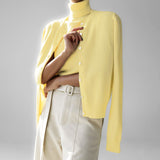 Women’s Solid Color Vest & Cardigan Set | 2 - Piece Knit Outfit | Autumn 2025 - Negative Apparel