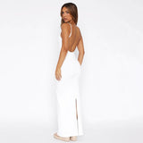 Women's summer sexy suspender beaded slim hip dress - Negative Apparel