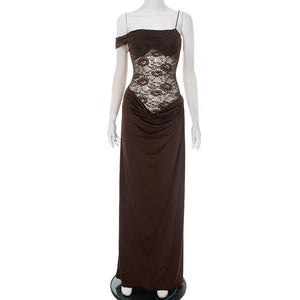 Women's summer style suspender lace dress - Negative Apparel