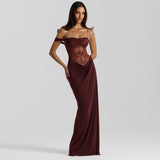 Women's summer style suspender lace dress - Negative Apparel