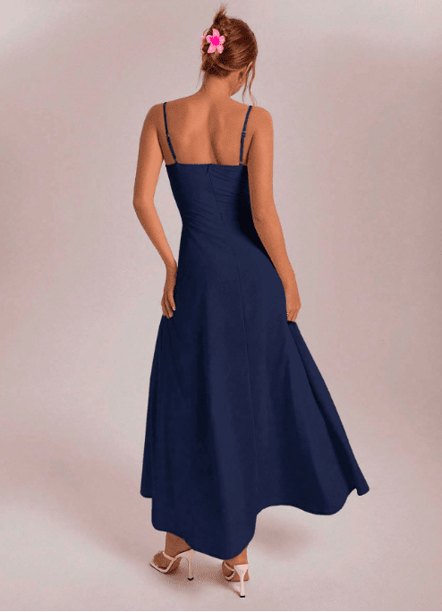 Women's Summer Vacation Fishbone Dress, Sundress - Negative Apparel