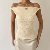 Women's Twist Knot Convertible Lace Bardot Top - Negative Apparel