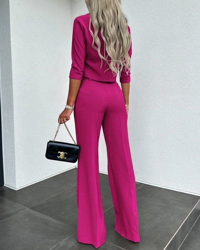 Women's Two - piece Suit Women's Formal Office Wear - Negative Apparel