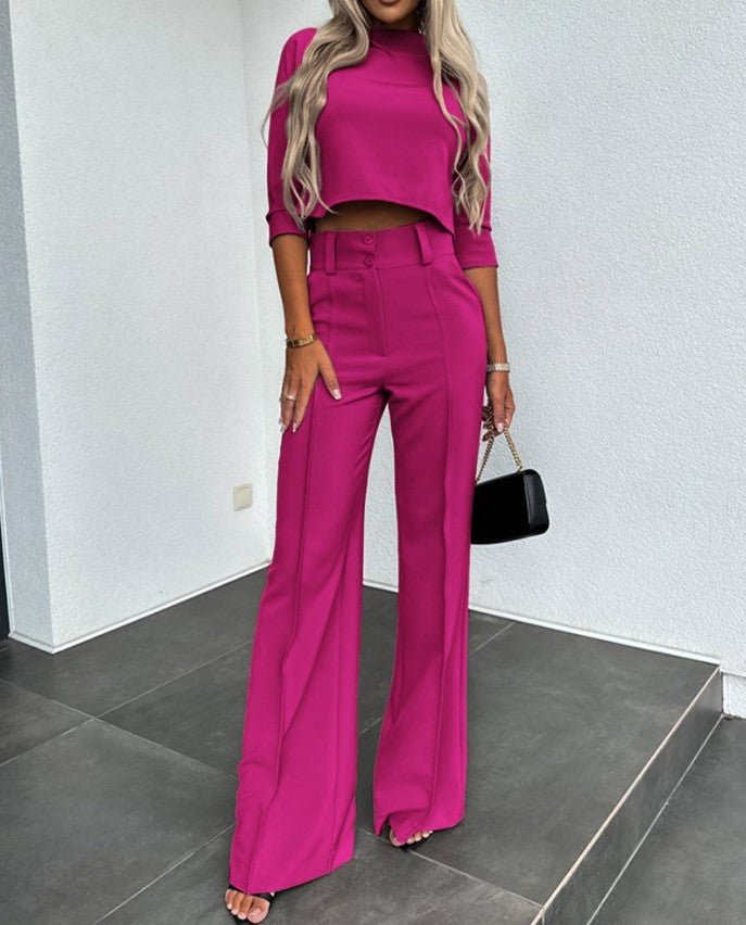 Women's Two - piece Suit Women's Formal Office Wear - Negative Apparel
