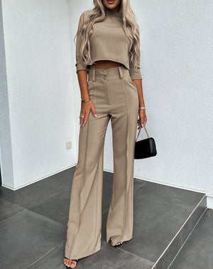 Women's Two - piece Suit Women's Formal Office Wear - Negative Apparel