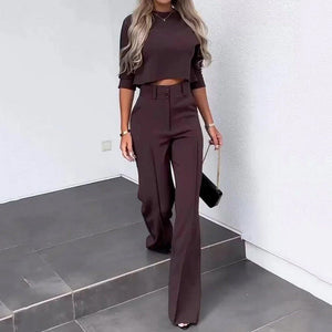 Women's Two - piece Suit Women's Formal Office Wear - Negative Apparel