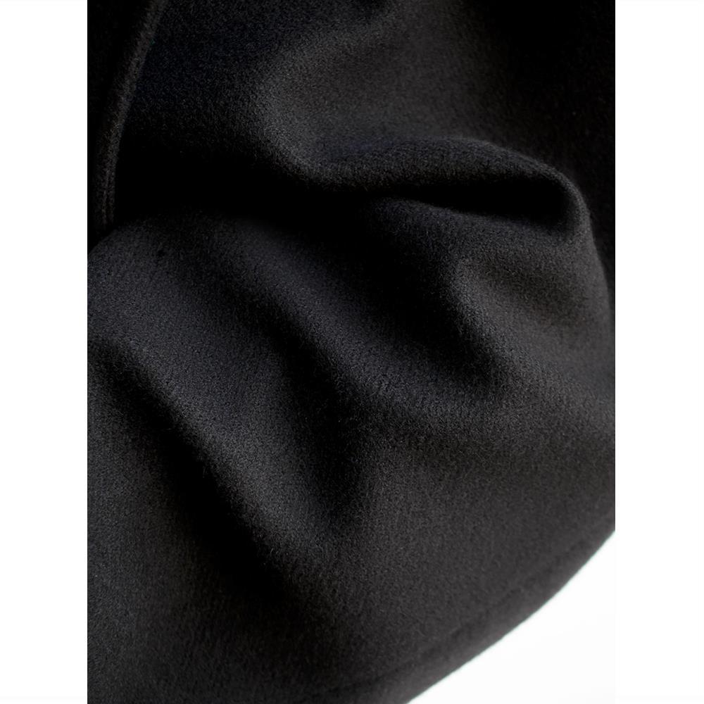 Women’s Wool - Blend Double - Breasted Coat – Medium - Long Loose Fit Jacket with Suit Collar | Elegant Urban Style - Negative Apparel