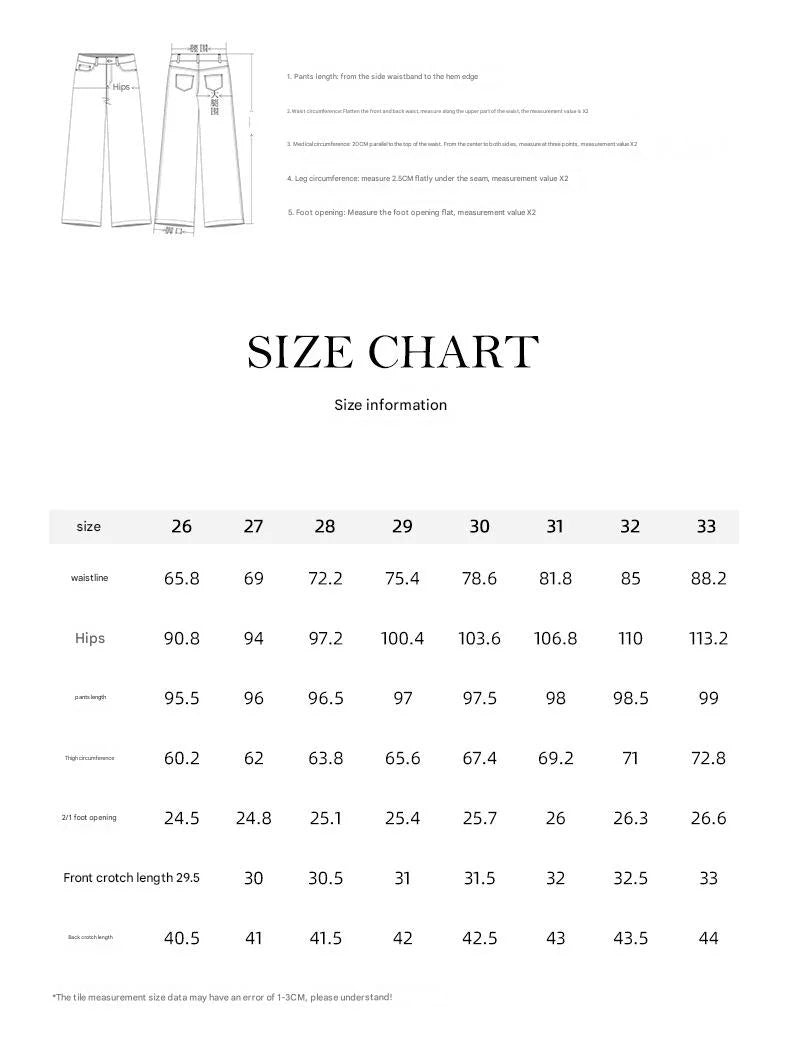 Xinge High Street Blue and Pink Ripped Jeans Women's High Waist Skinny Tencel Cotton Thin Boyfriend Style Casual Wide Leg Pants - Negative Apparel