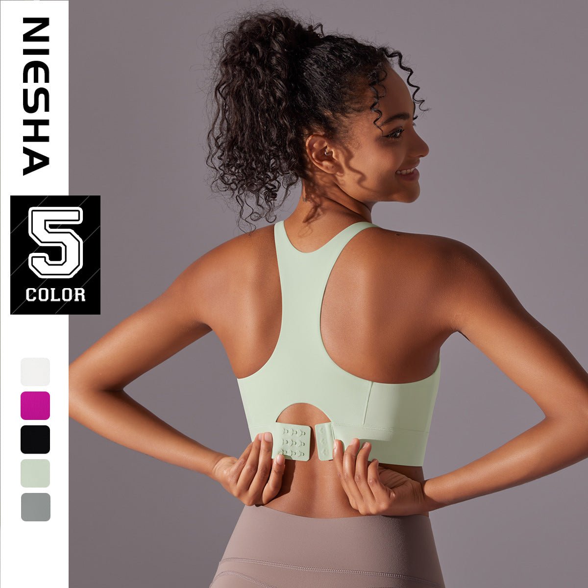 Zenith High - Impact Bra | Resilient. Radical. Refined. - Negative Apparel