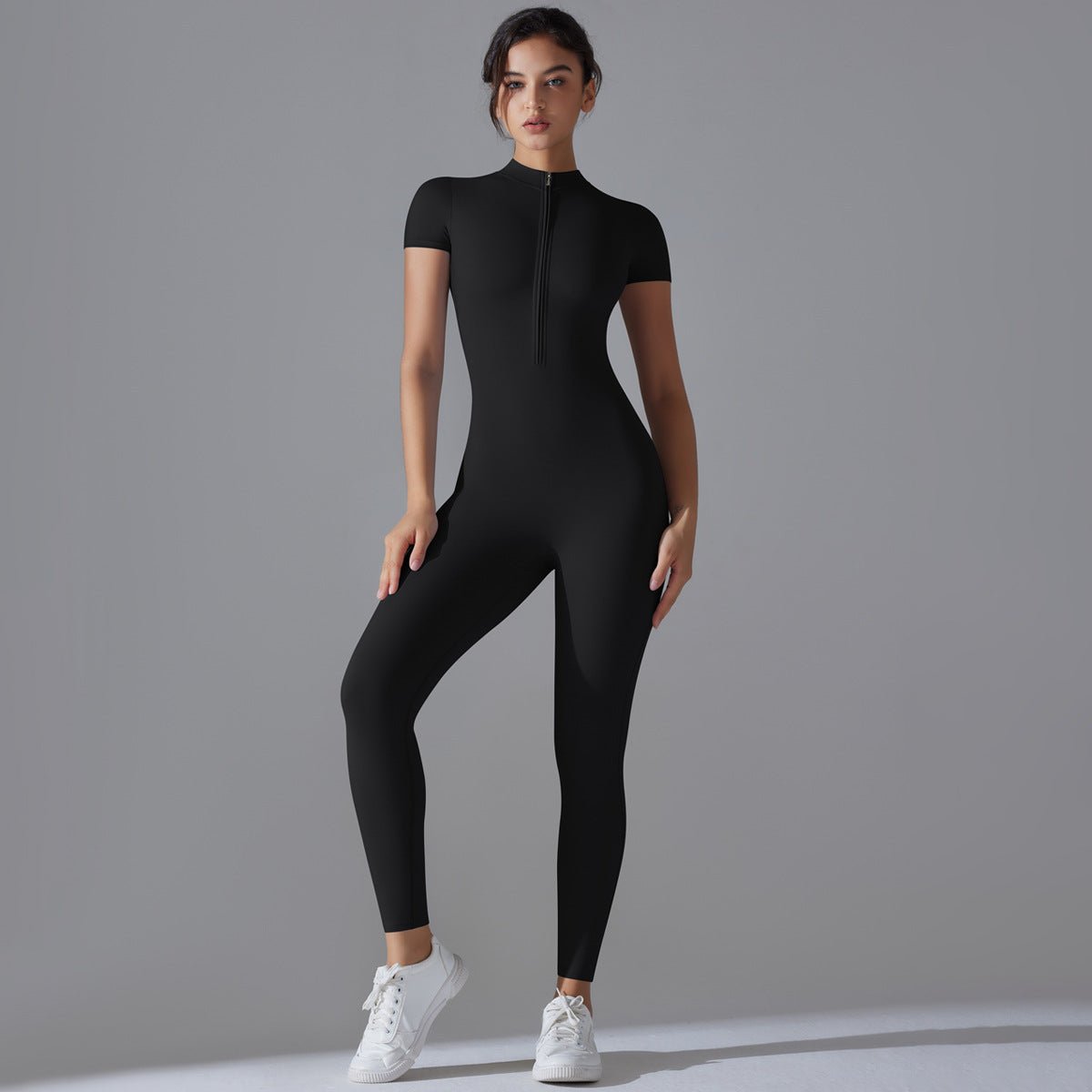 Zenith Zip Bodysuit | Sleek. Sculpted. Supreme. - Negative Apparel