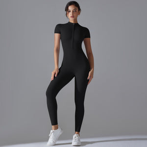 Zenith Zip Bodysuit | Sleek. Sculpted. Supreme. - Negative Apparel