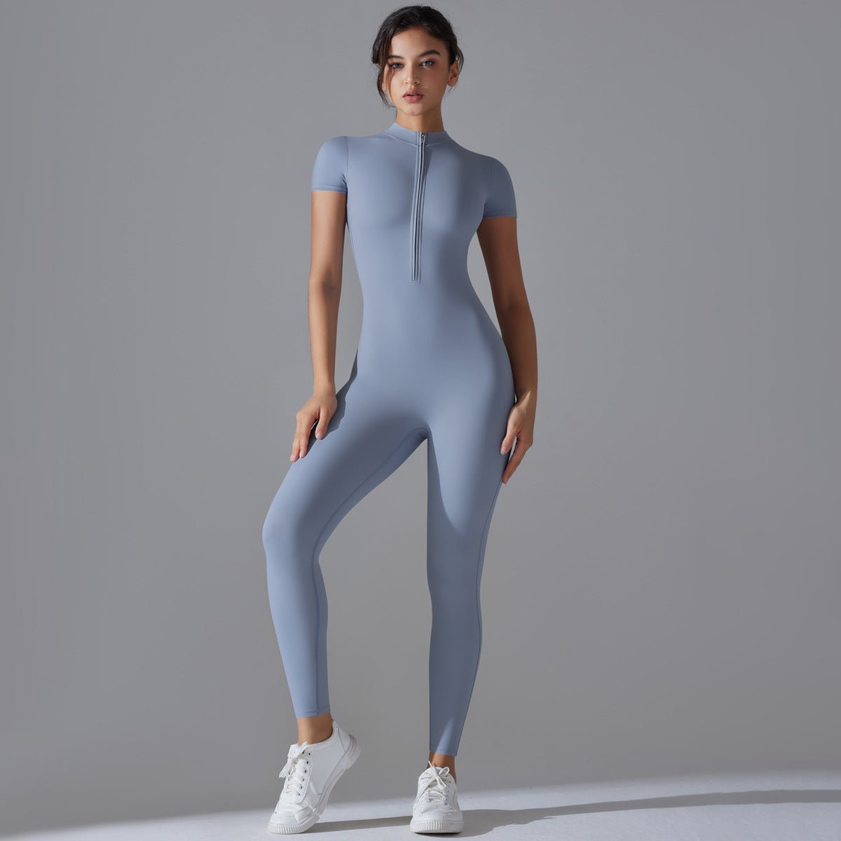 Zenith Zip Bodysuit | Sleek. Sculpted. Supreme. - Negative Apparel