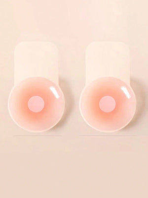 10cm Diameter Large Breast Specific Invisible Silicone Nipple Cover Anti Emptied & Gathered Breast Push Up Bra Pad For Plus Size Women - Negative Apparel