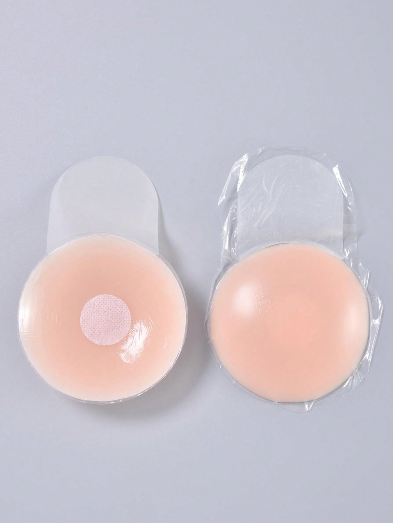 10cm Diameter Large Breast Specific Invisible Silicone Nipple Cover Anti Emptied & Gathered Breast Push Up Bra Pad For Plus Size Women - Negative Apparel