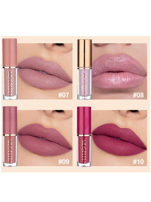 12pcs Lip Gloss Set Brightening, Moisturizing, Matte, Long-lasting Lip Stain - Negative Apparel