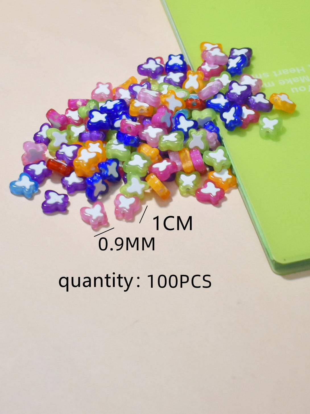1pack Butterfly Shaped DIY Bead - Negative Apparel