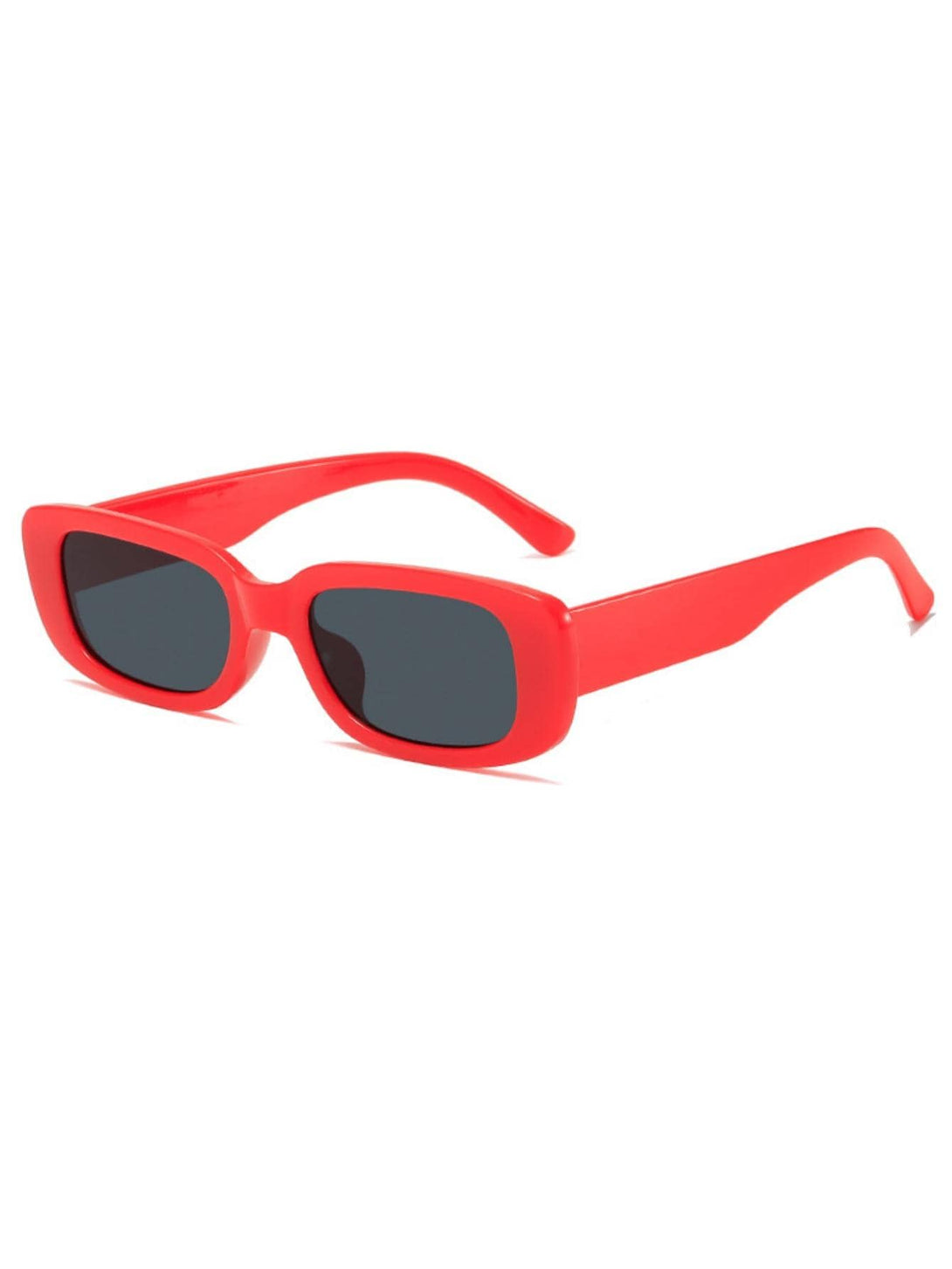 1pair Women Square Frame Fashion Glasses, For Outdoor - Negative Apparel