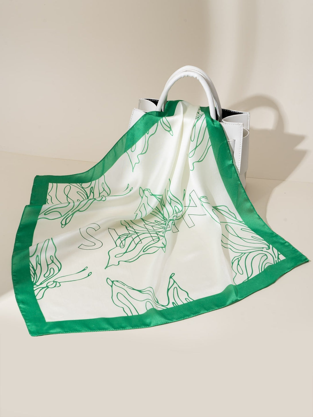 1PC Butterfly Print Scarf - Negative Apparel