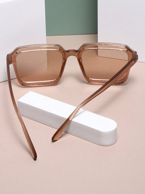 1pc Ladies' Fashionable Rectangular Eyeglasses - Negative Apparel
