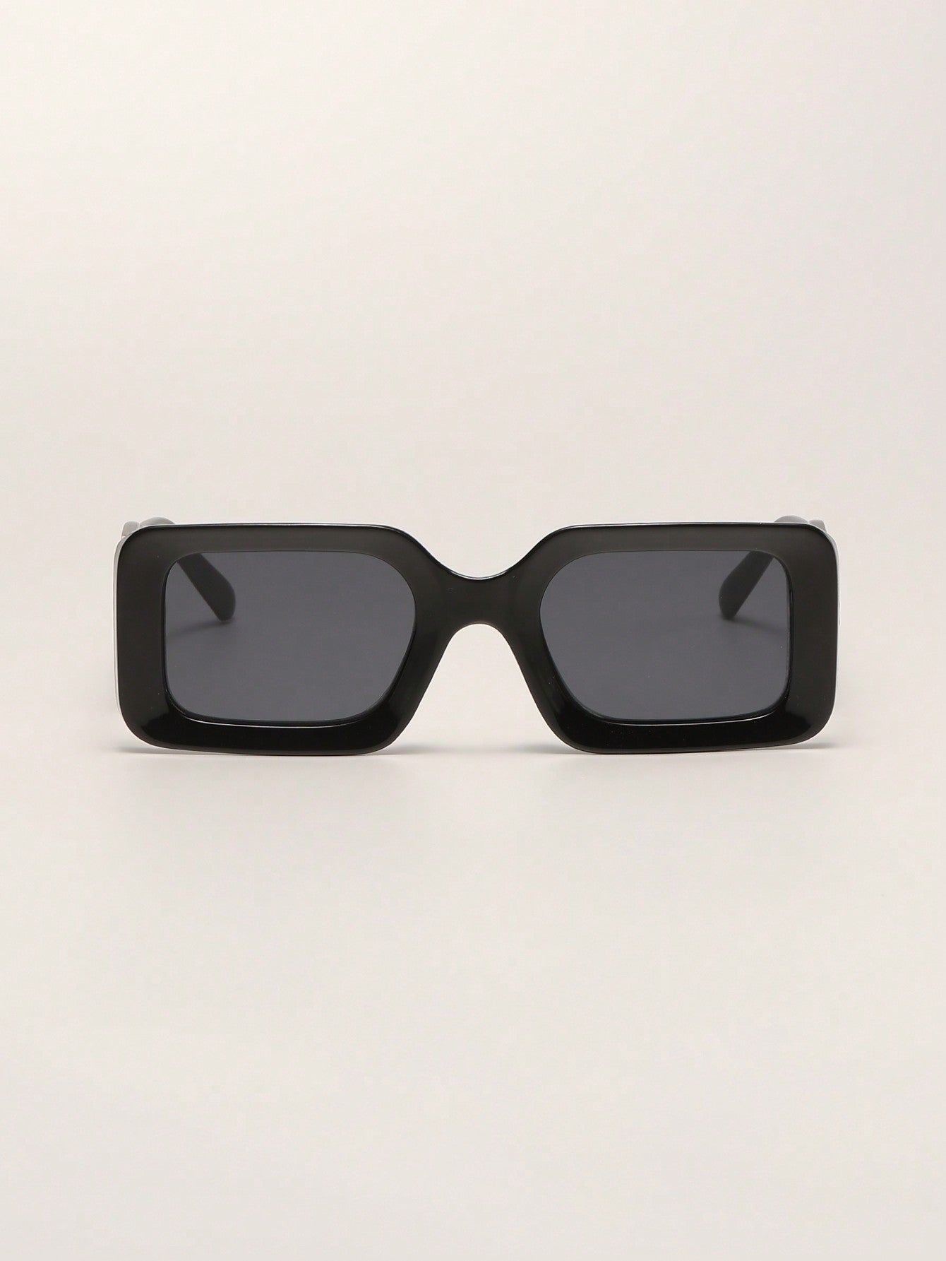 1pc Plastic Square Shaped Fashionable Unisex Sunglasses - Negative Apparel