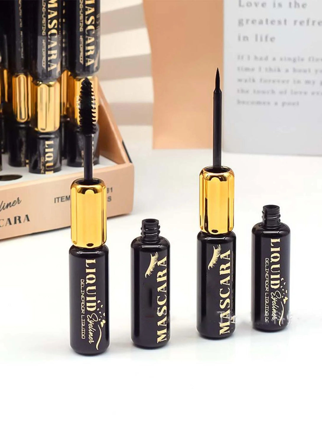 2 IN 1 Mascara & Eyeliner Negative Apparel