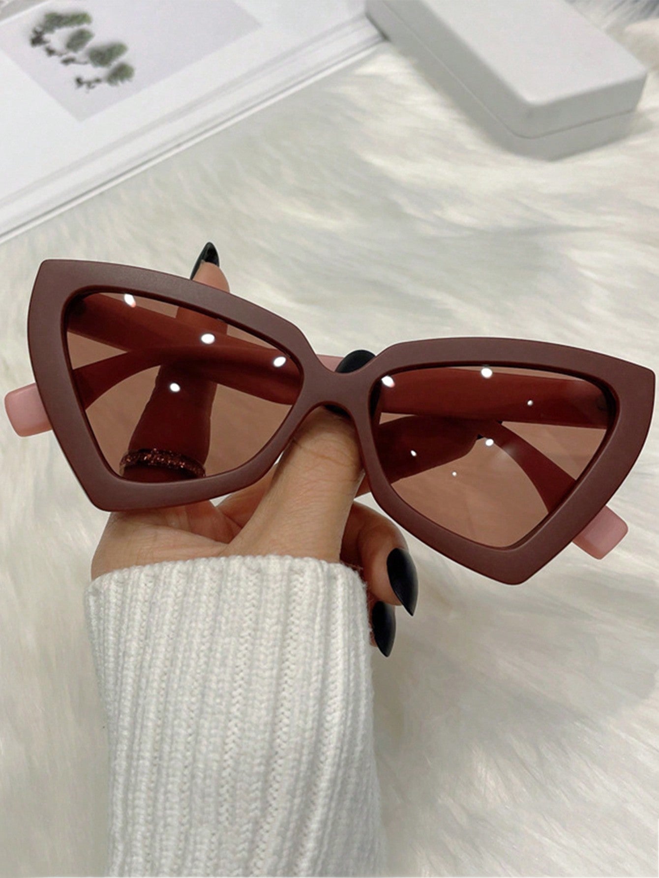 2024 New Sunglasses Personalized Triangle Sunglasses - Negative Apparel