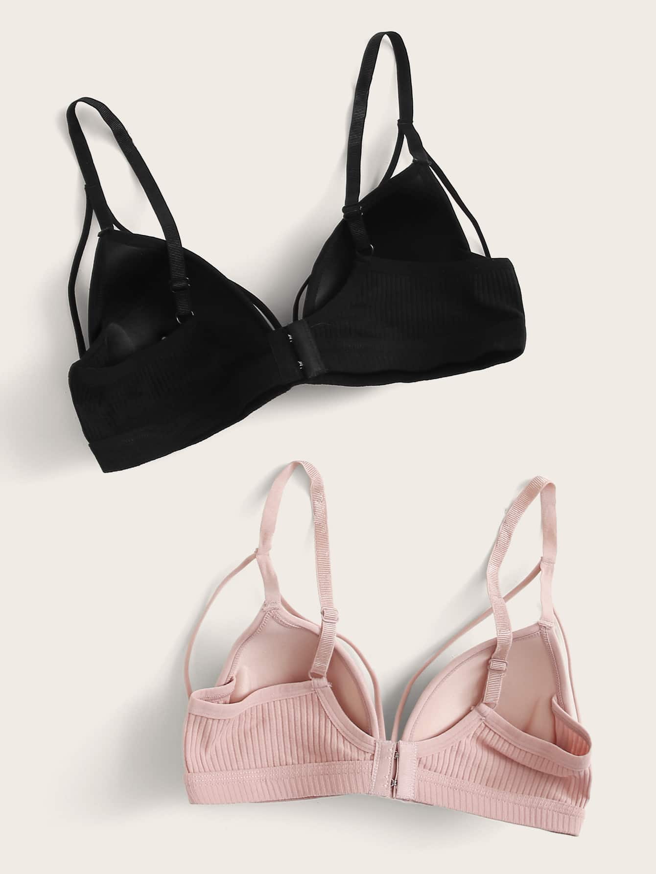 Charlie Chest Harness Bra // White, Black, Pink or Red Adjustable