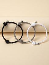 3pcs Knot Rope Bracelet Adjustable - Negative Apparel