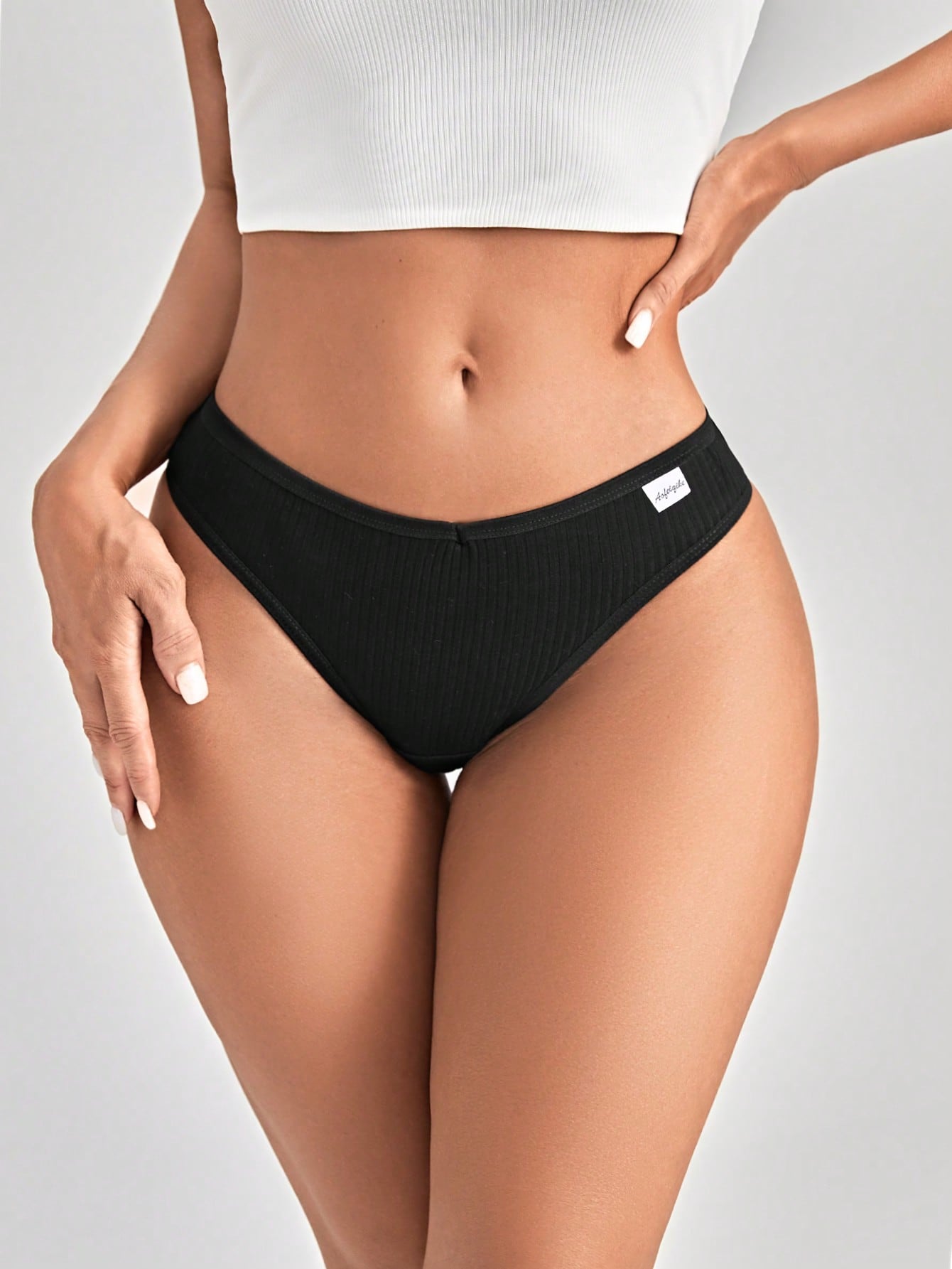 4pack Rib Panty Set - Negative Apparel