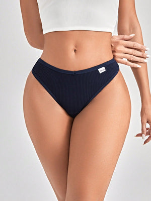 4pack Rib Panty Set - Negative Apparel