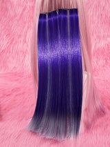 5pcs Long Straight Synthetic Hairpiece - Negative Apparel