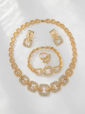 5pcs/set Elegant Women's Jewelry Set - Negative Apparel