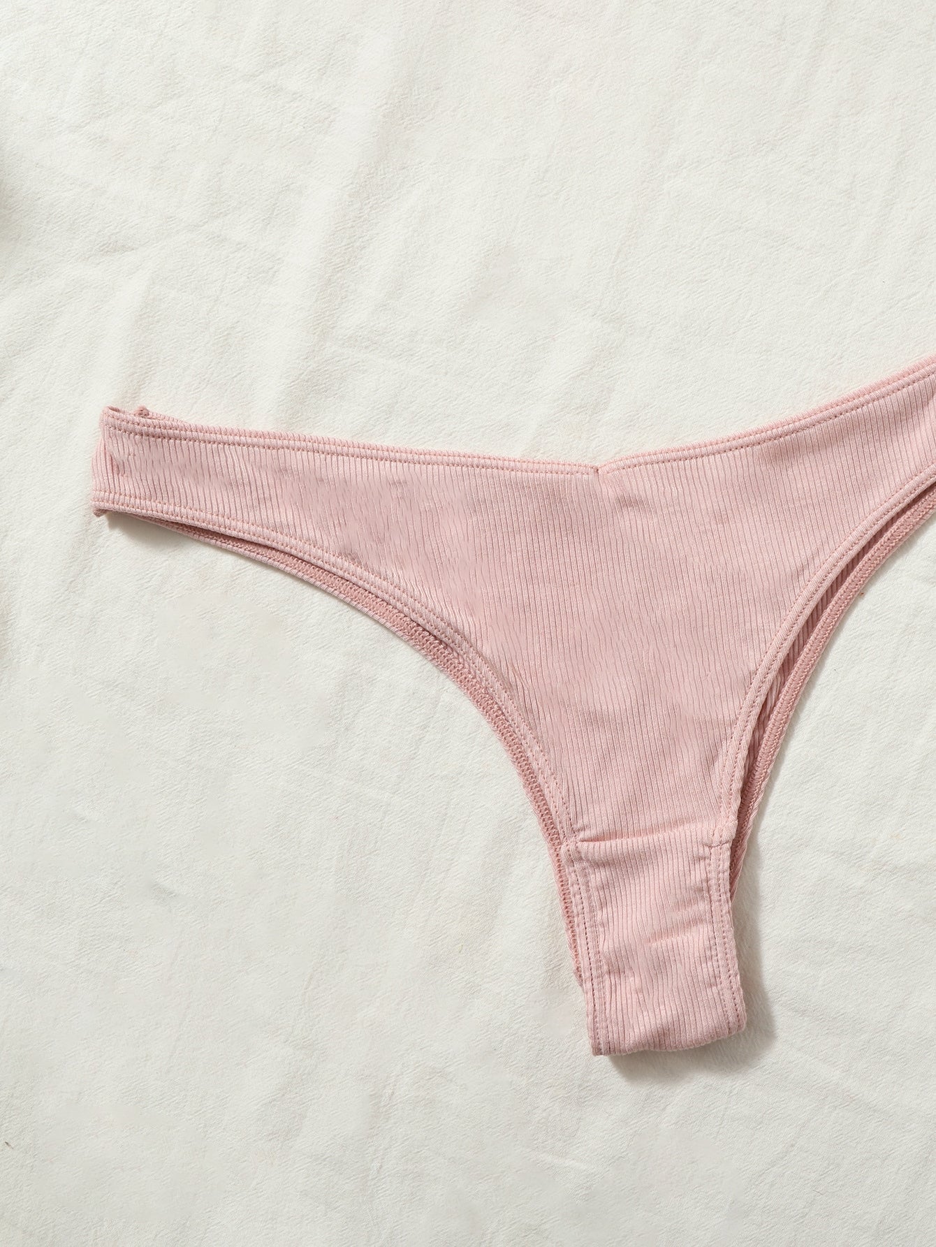 5pack Contrast Lace Panty Set - Negative Apparel