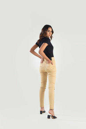 Basic Plain Skinny Jeans - Negative Apparel