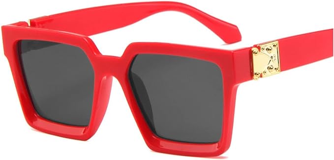 Black & Red Frame Sunglasses - Negative Apparel