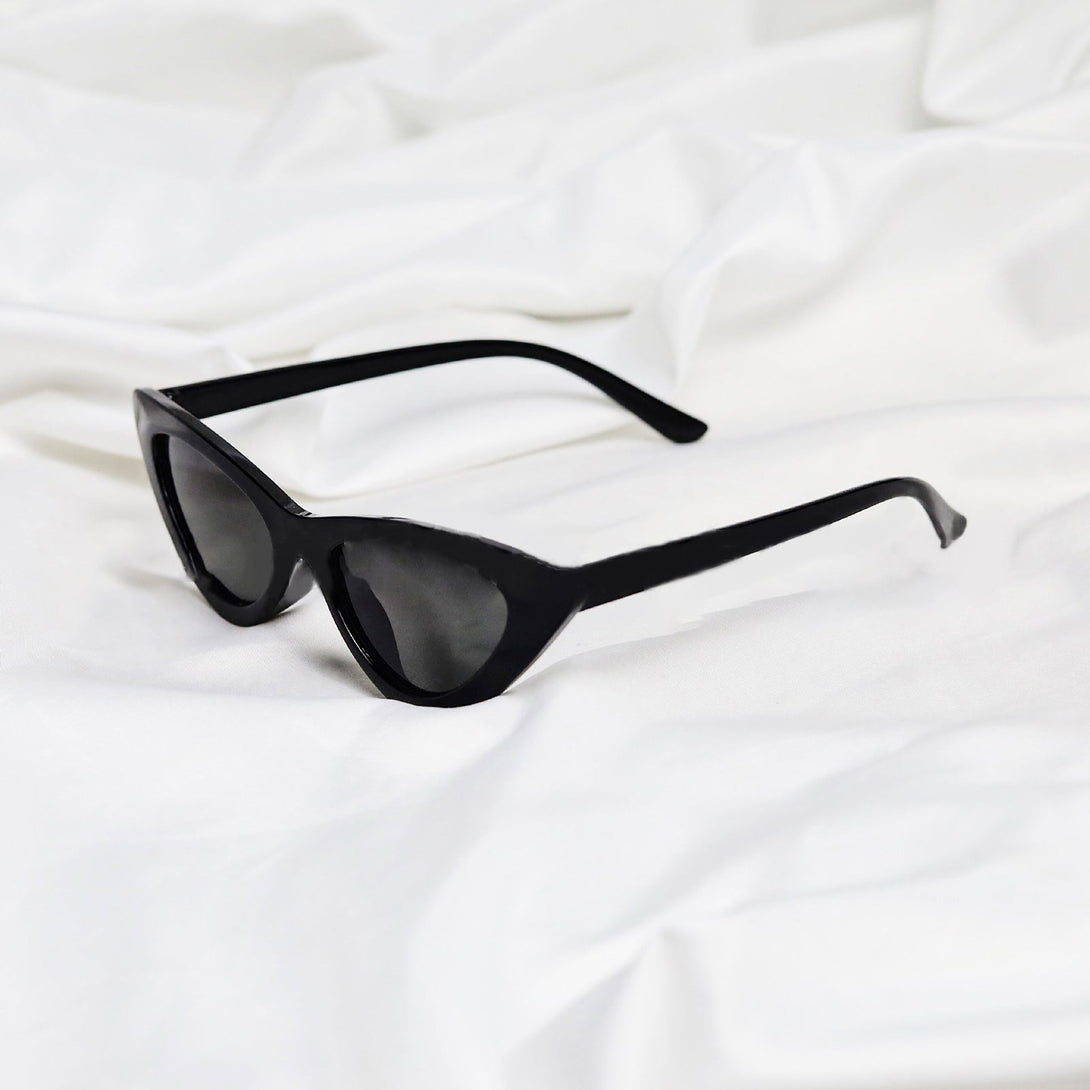 Cat Eye Black Sunglasses - Negative Apparel