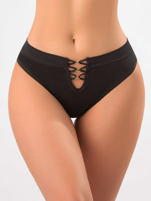 Cut Out O-ring Detail Panty - Negative Apparel