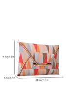 Geometric Pattern Metal Decor Square Bag - Negative Apparel