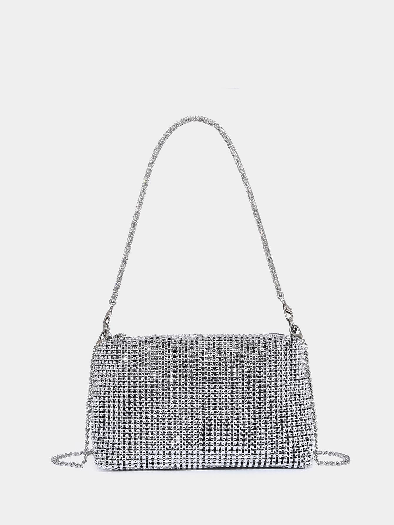 Glamorous, Elegant, Exquisite, Glitter Bling Party Bag - Negative Apparel