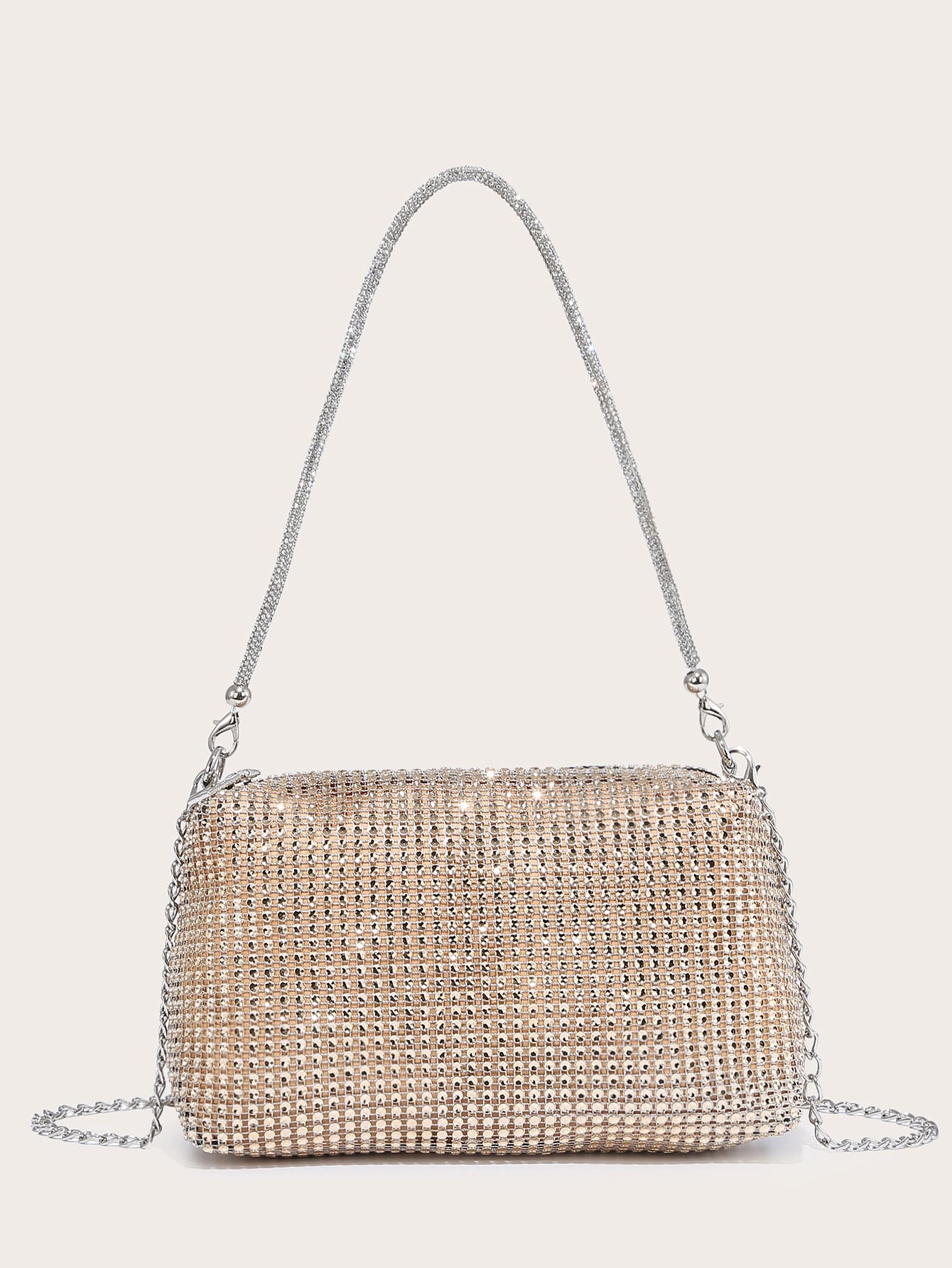 Glamorous, Elegant, Exquisite, Quiet Luxury Glitter Bling Party Bag - Negative Apparel
