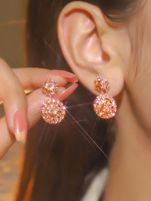 Gorgeous Crystal Earring Stud for Women 1 Pair - Negative Apparel