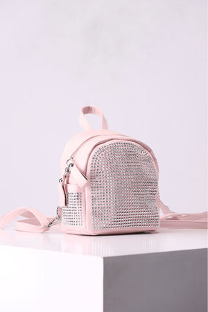 Lightweight Studded Decor Mini Fashion Backpack - Negative Apparel