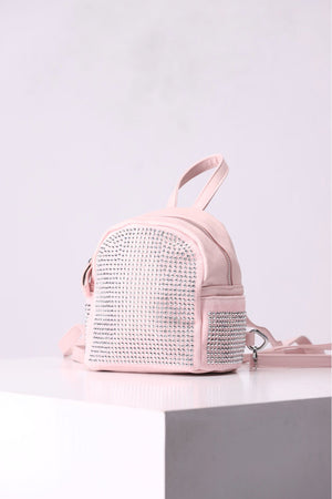 Lightweight Studded Decor Mini Fashion Backpack - Negative Apparel