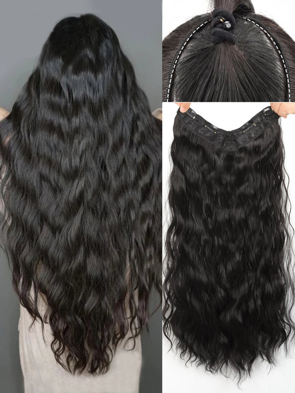 Long Curly Synthetic Hair Extension - Negative Apparel