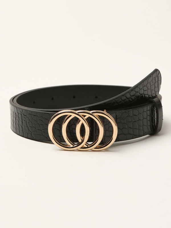Metal Buckle Belt - Negative Apparel